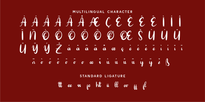 CF Marvelya Cherie Font Poster 7