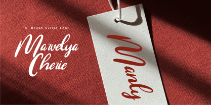 CF Marvelya Cherie Font Poster 10