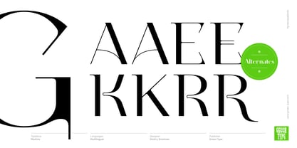 Modisto Font Poster 10