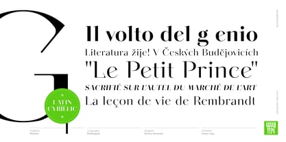 Modisto Font Poster 8