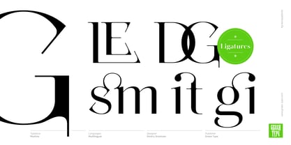 Modisto Font Poster 11