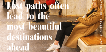 Glagiste Font Poster 4