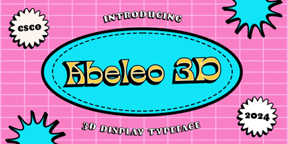 Abeleo Font Poster 9