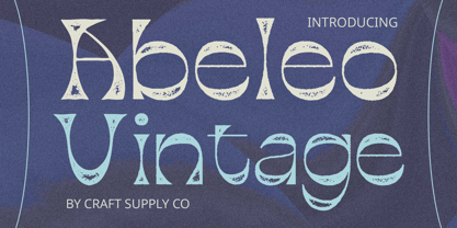 Abeleo Font Poster 6