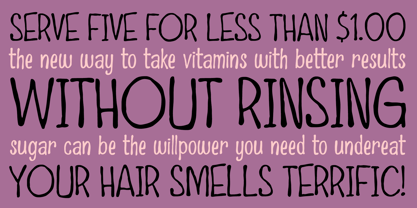 Possum Toes Font Poster 5