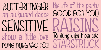 Possum Toes Font Poster 3