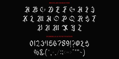 Runecrest Font Poster 2