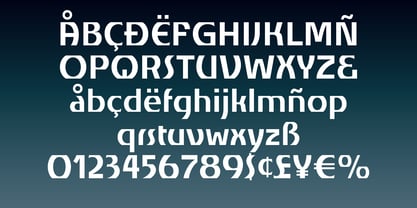 Churchward Alien Font Poster 8