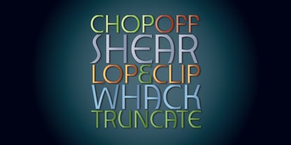 Churchward Alien Font Poster 2