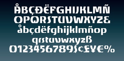 Churchward Alien Font Poster 9