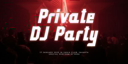 Technobot Font Poster 3