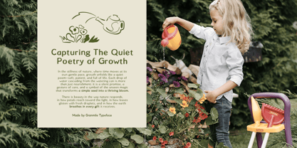 Granmile Font Poster 8