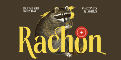 Rachon Font Poster 1