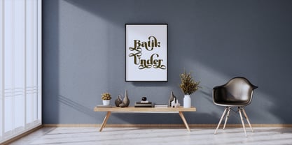 Avander Font Poster 11