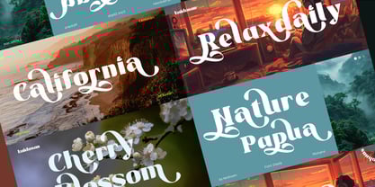 Avander Font Poster 6