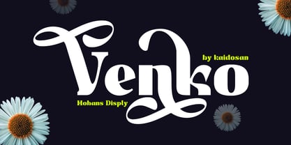 Avander Font Poster 4