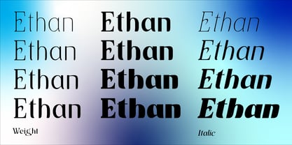 Avander Font Poster 2