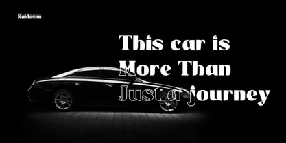 Avander Font Poster 13