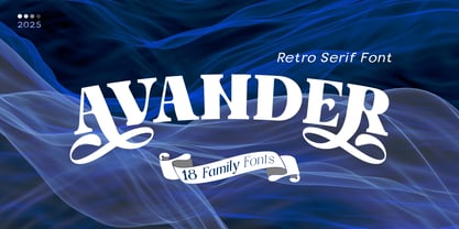 Avander Font Poster 1