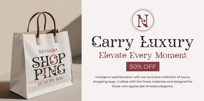 Nevalisa Font Poster 6