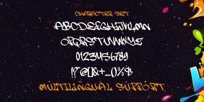 Street Streak Font Poster 3