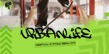 Street Streak Font Poster 2