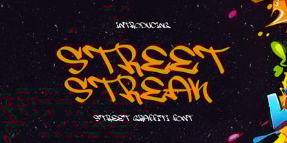 Street Streak Font Poster 1