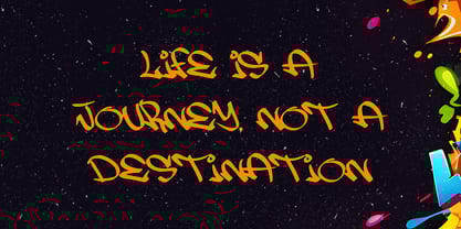 Street Streak Font Poster 6