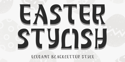 Easter Stylish Font Poster 1