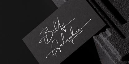 Hamburg Signature Font Poster 4