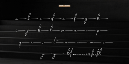 Hamburg Signature Font Poster 11