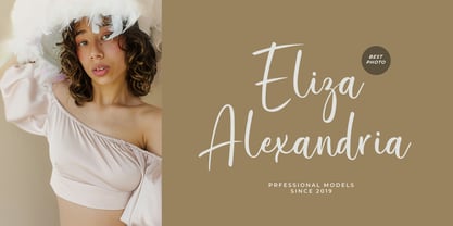 Hi Senorita Font Poster 4