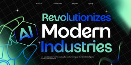 Agency SS Font Poster 7