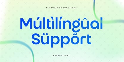 Agency SS Font Poster 12