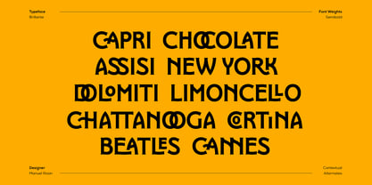 Brillante Font Poster 2