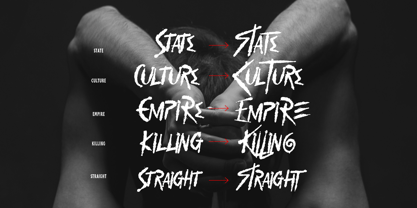 Fd Nocture Font Poster 5