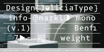 Markl Mono Font Poster 10