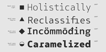 Markl Mono Font Poster 14