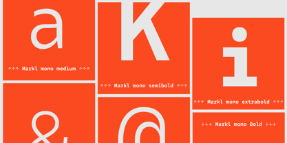 Markl Mono Font Poster 11