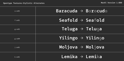 Markl Mono Font Poster 8