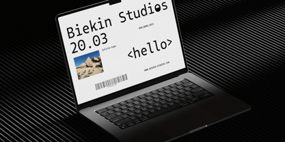 Markl Mono Font Poster 13