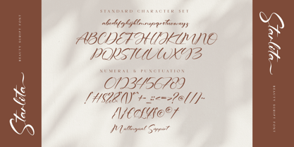 Starlita Font Poster 8