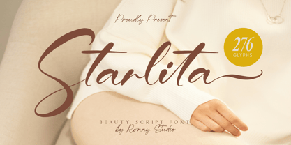 Starlita Font Poster 1
