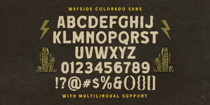 Wayside Colorado Font Poster 5