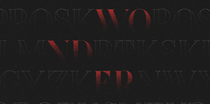 Vortex Type Font Poster 5