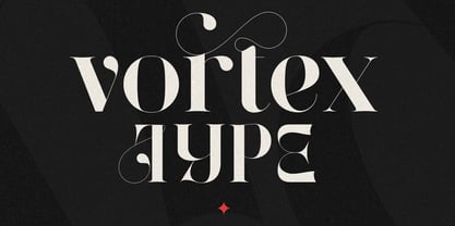 Vortex Type Font Poster 1