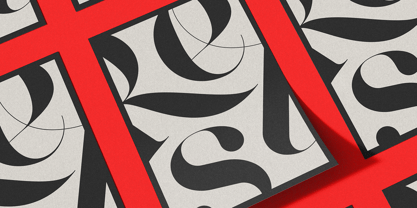 Vortex Type Font Poster 9