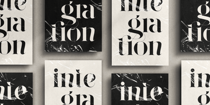 Vortex Type Font Poster 6