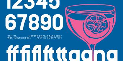 Tropic Pink Font Poster 6