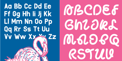 Tropic Pink Font Poster 11